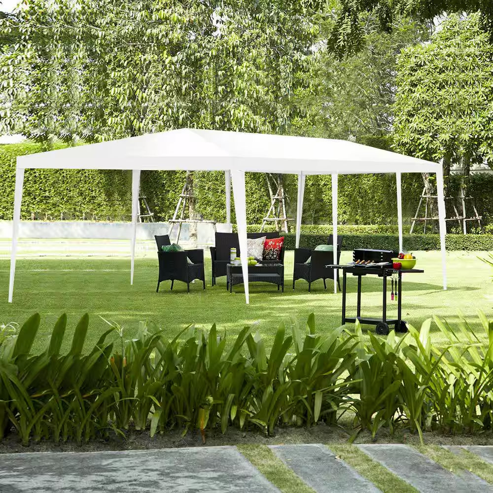 10 Ft. X 30 Ft. White Canopy Heavy-Duty Gazebo Pavilion Event Party Wedding Outdoor Patio Tent 5 Sidewall