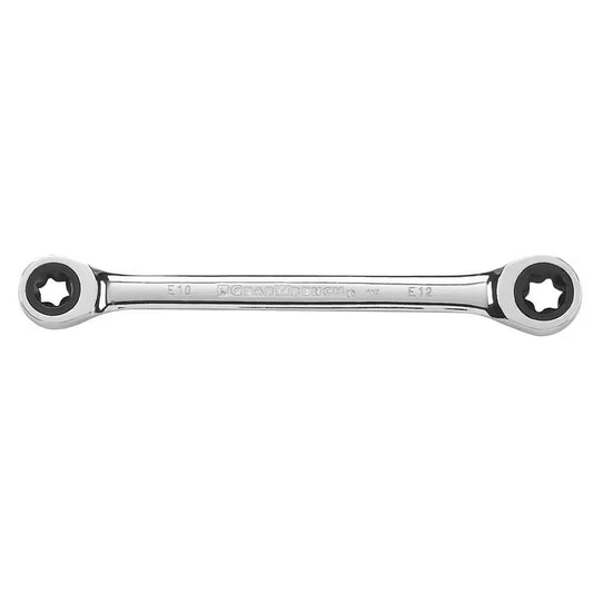 E-Torx Double Box-End Ratcheting Wrench E10 X E12
