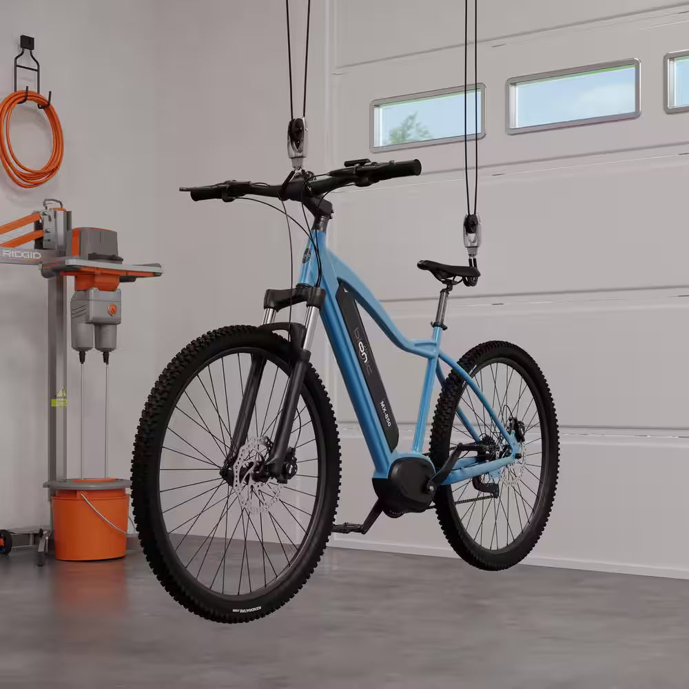 Black 1-Bike Ceiling Mount Heavy Duty Garage Bike Rack