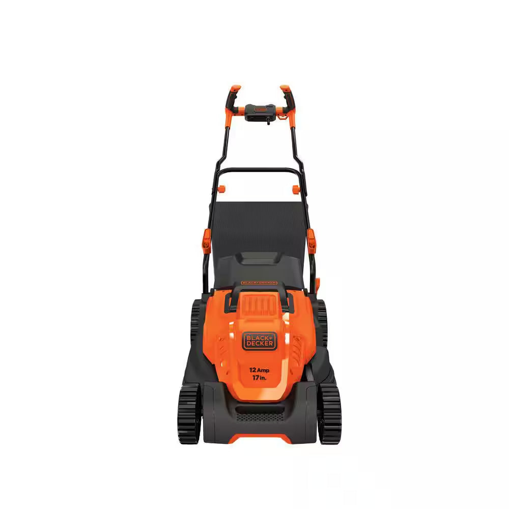 17 In. 12 AMP Corded Electric Walk behind Push Lawn Mower
