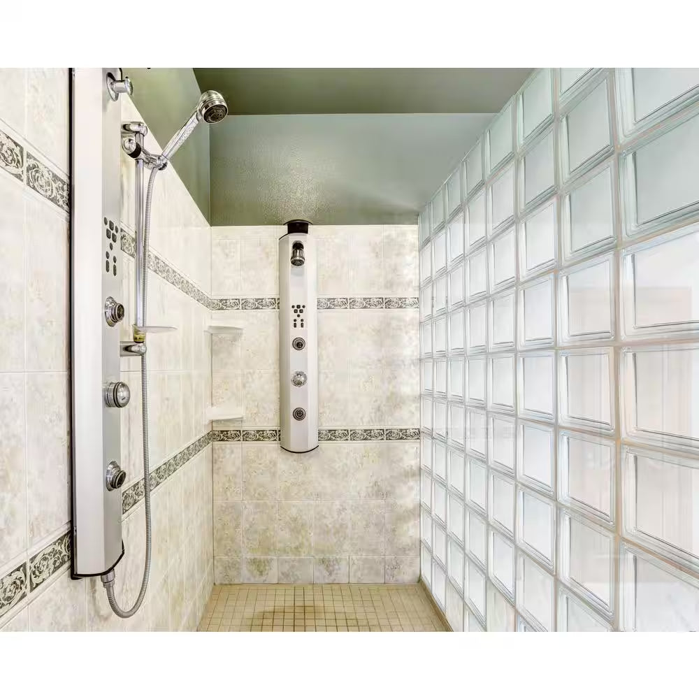3 In. Thick Series 6 In. X 6 In. X 3 In. (10-Pack) Clear Pattern Glass Block (Actual 5.75 X 5.75 X 3.12 In.)