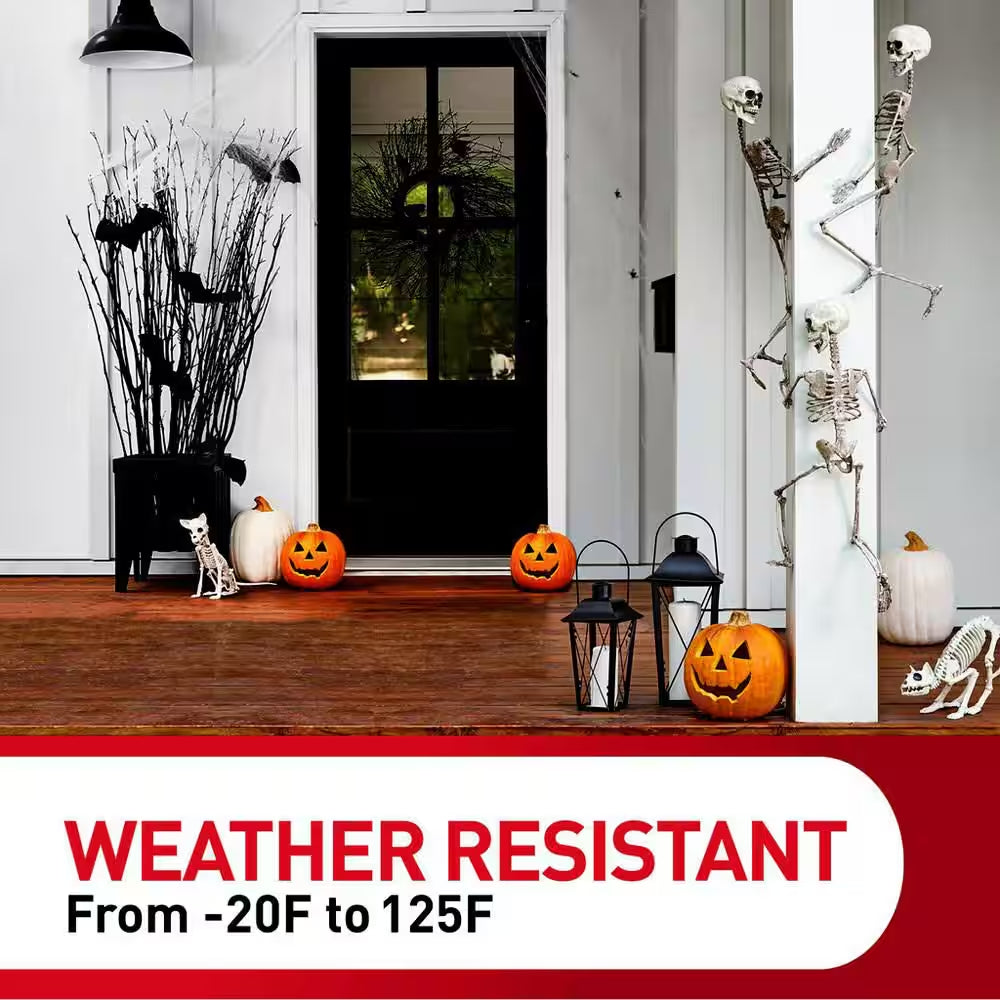 Clear Outdoor Light Clips(32 Clips, 36  Strips)