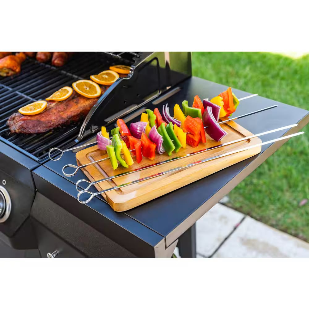 Grill Tool Set with Stainless Steel Handles (8 Piece)