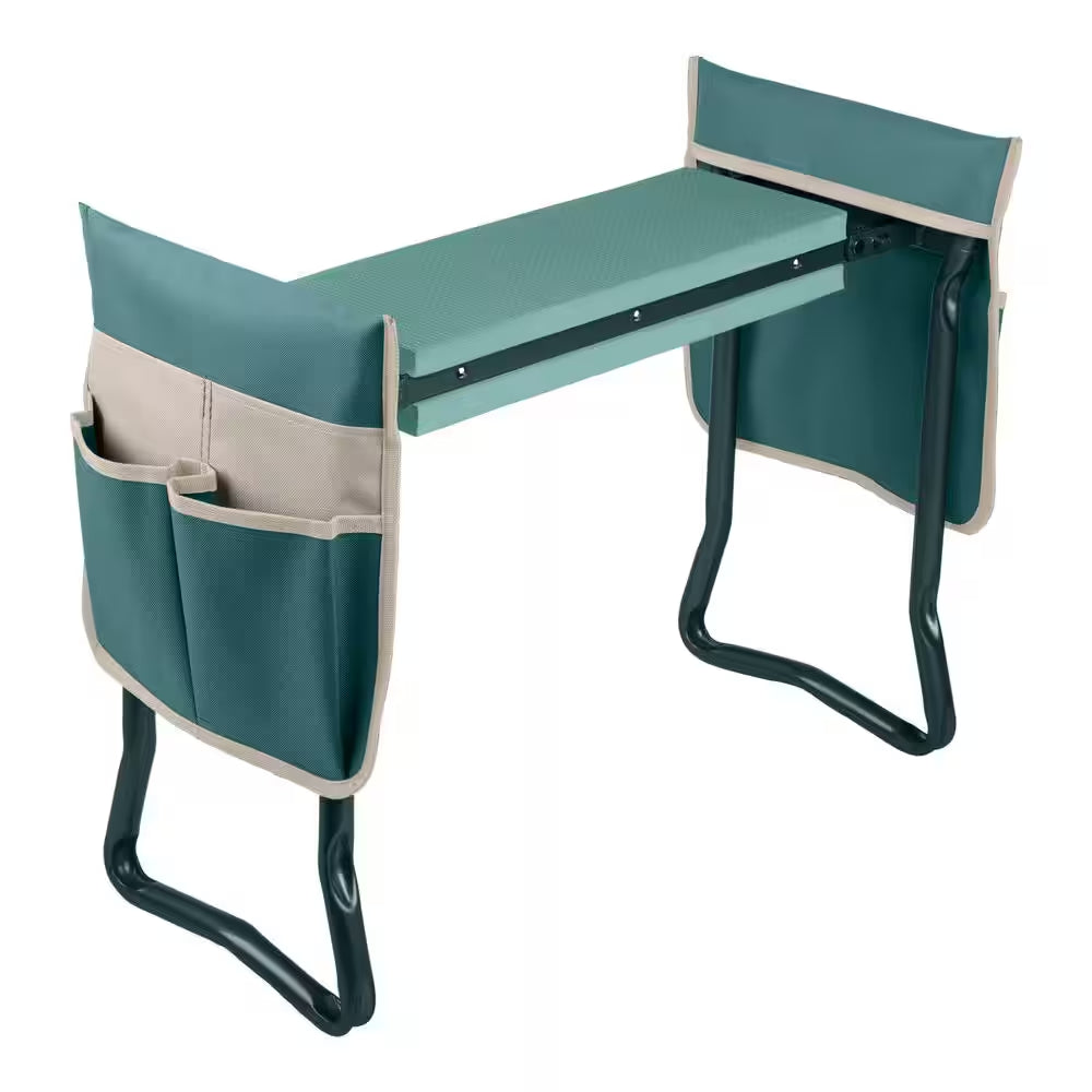 Gardening Kneeling Bench with Tool Pouches
