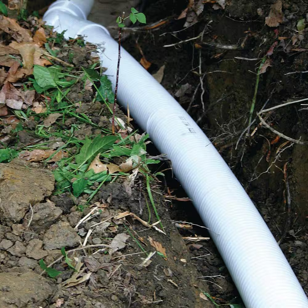 4 In. X 10 Ft. Triplewall Solid Drain Pipe