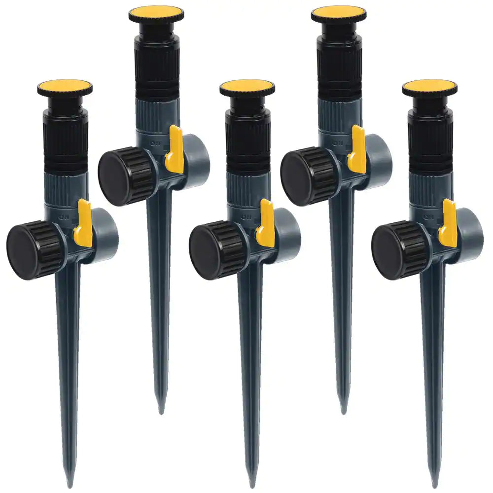 Multi Adjustable Spike Sprinkler (5-Pack)
