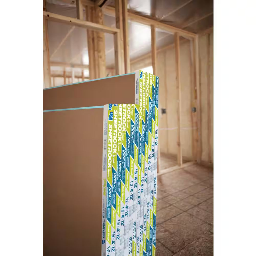 1/2 In. X 4 Ft. X 8 Ft. Ultralight Mold Tough Drywall