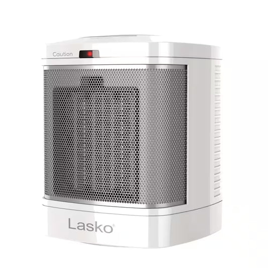 1500-Watt 7.65 In. Electric Bathroom Ceramic Space Heater with Fan and ALCI Safety Plug