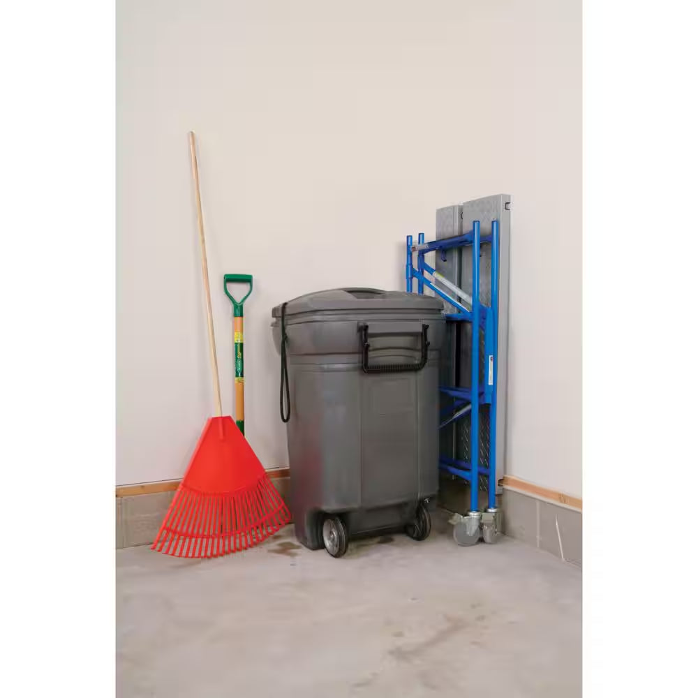 4 Ft. X 3.8 Ft. X 2 Ft. Portable Rolling Scaffold 500 Lb. Load Capacity