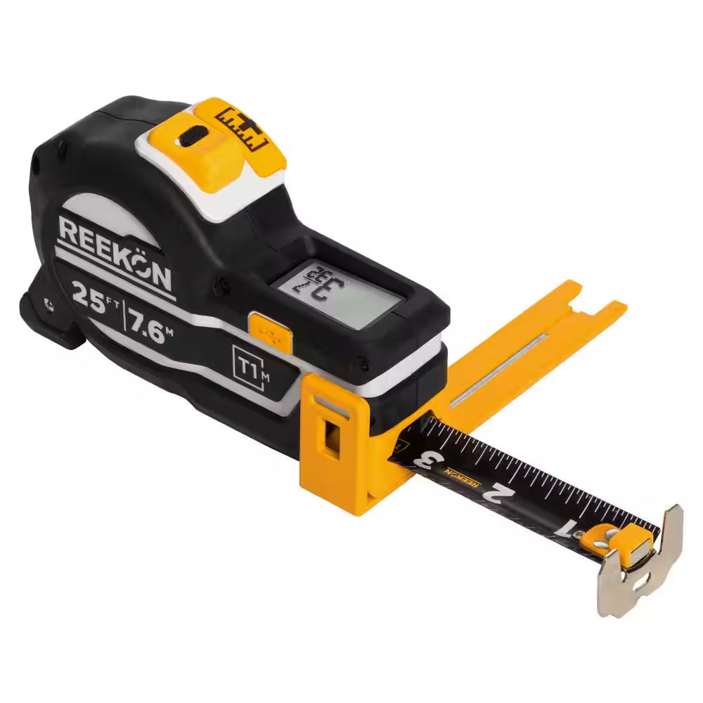 T1M Utility Digital 25 Ft. English Tape Measure