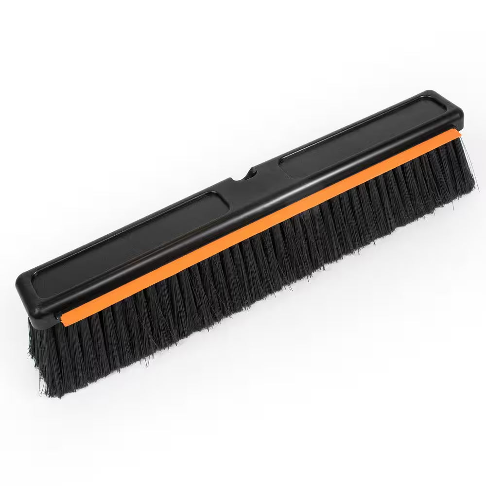 18 In. Interchangeable Push Broom with Squeegee Blade Head
