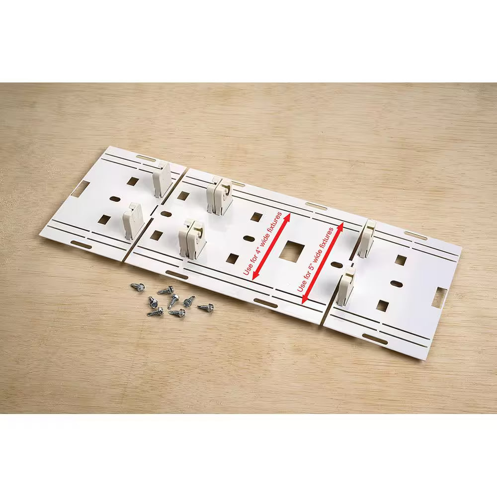 48-Watt 4 Ft. Linear Daylight (5000K) LED Tube Light Bulb Retrofit Conversion Kit Replaces 8 Ft. T8 T12 Fluorescent Bulb