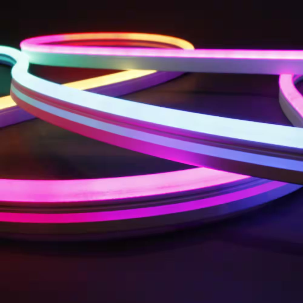 16 Ft. Smart Multi-Color RGBW Wi-Fi Plug-In Neon Flex Integrated LED Strip Light Works with Alexa/Google/Homekit/Siri