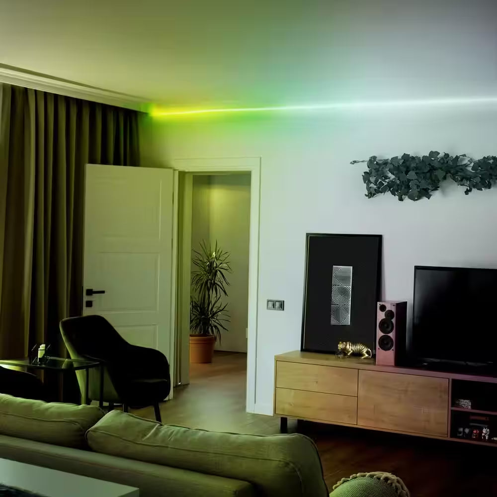 16 Ft. Smart Multi-Color RGBW Wi-Fi Plug-In Neon Flex Integrated LED Strip Light Works with Alexa/Google/Homekit/Siri