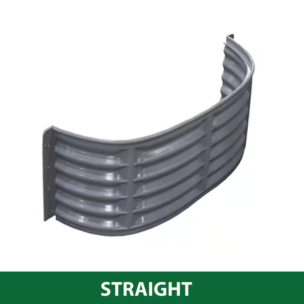 37 In. W X 12 In. D X 12 In. H Straight Plastic Area Window Well