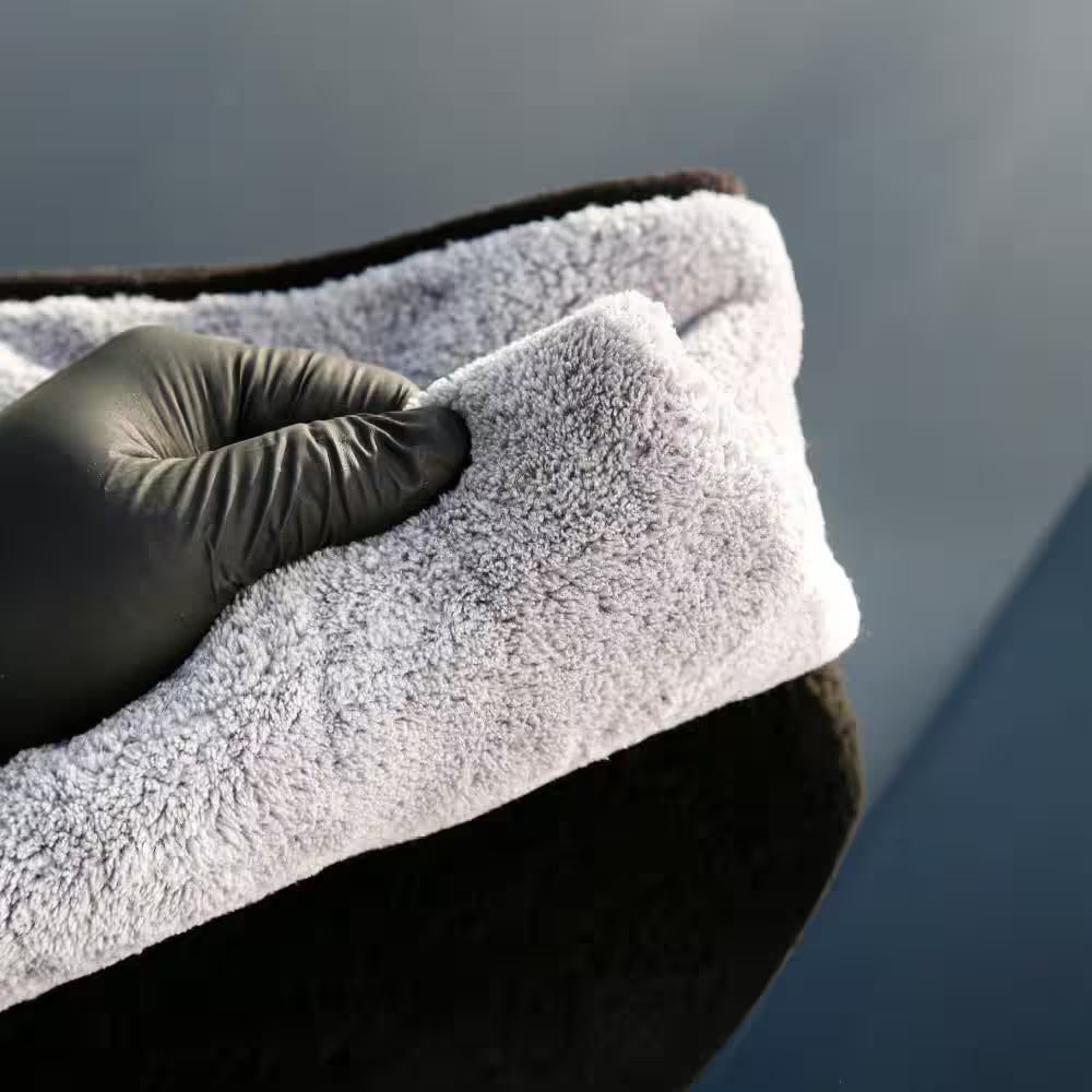 SNIPER Microfiber Double Sided, Car Detailing Towel, Quick and Easy Buffing Towel, Made in Korea, 3 Towels