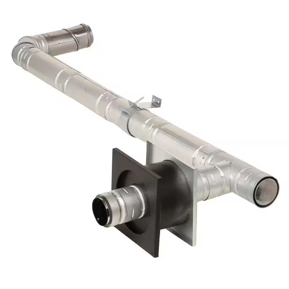 Pelletvent for Multi-Fuel 3In. Diameter Horizontal Kit