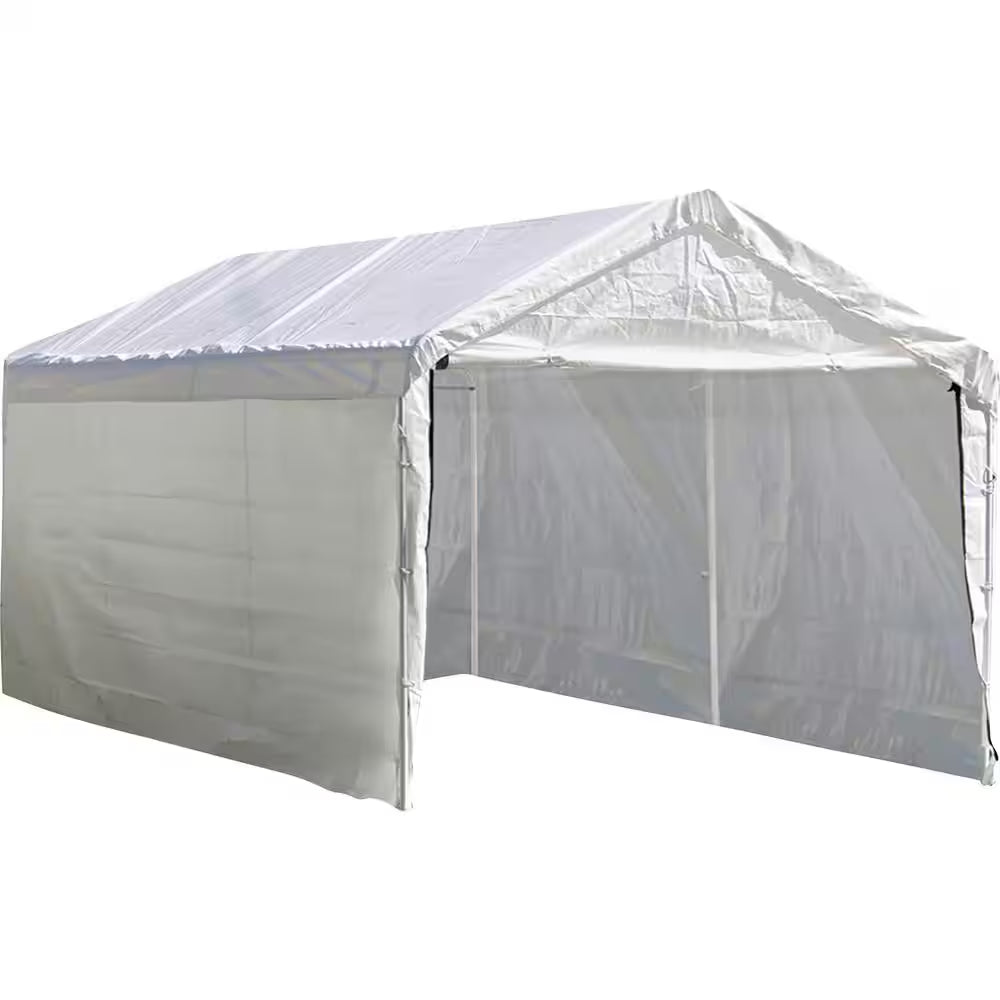 10 Ft. W X 20 Ft. D Sidewalls and Doors Kit for Max AP White Canopy with Uv-Resistant Fabric and 100% Waterproof Seams