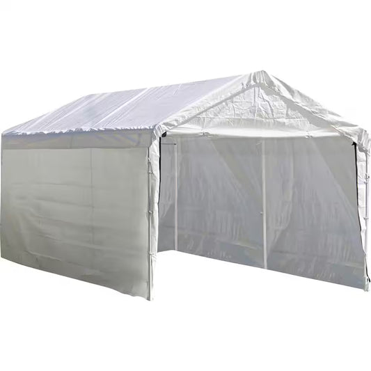 10 Ft. W X 20 Ft. D Sidewalls and Doors Kit for Max AP White Canopy with Uv-Resistant Fabric and 100% Waterproof Seams