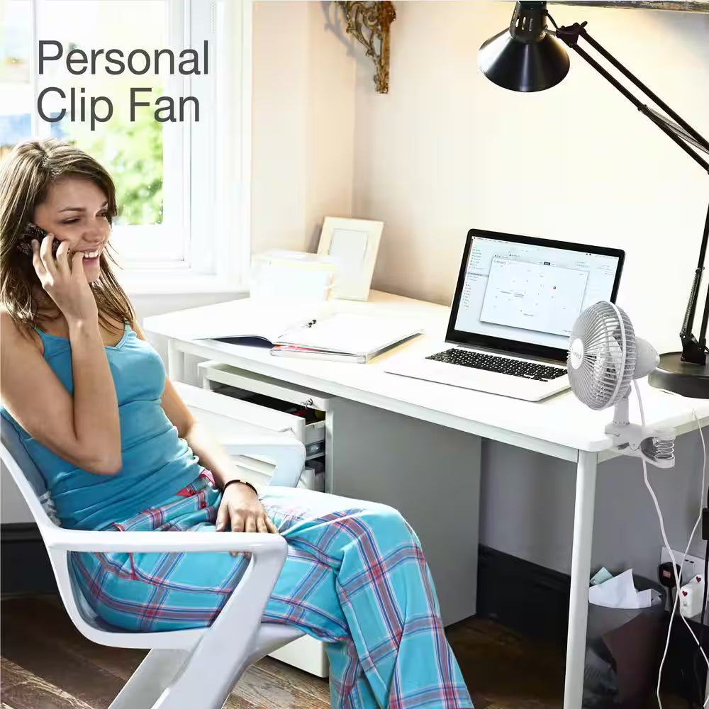 6 In. 2-Speed Clip Fan