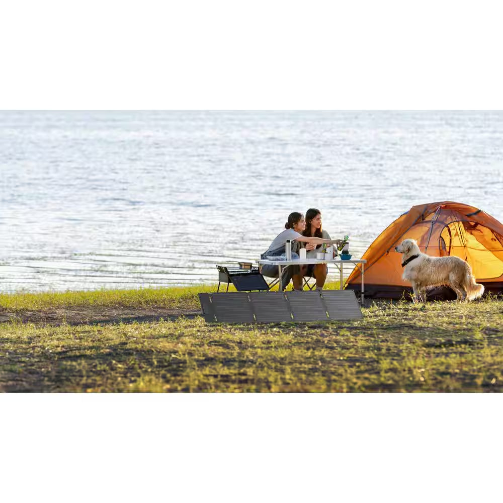 60-Watt Topcon Portable Solar Panel up to 25% Conversion Rate, IP68, Ideal Solar Power Source for RIVER 2 Series