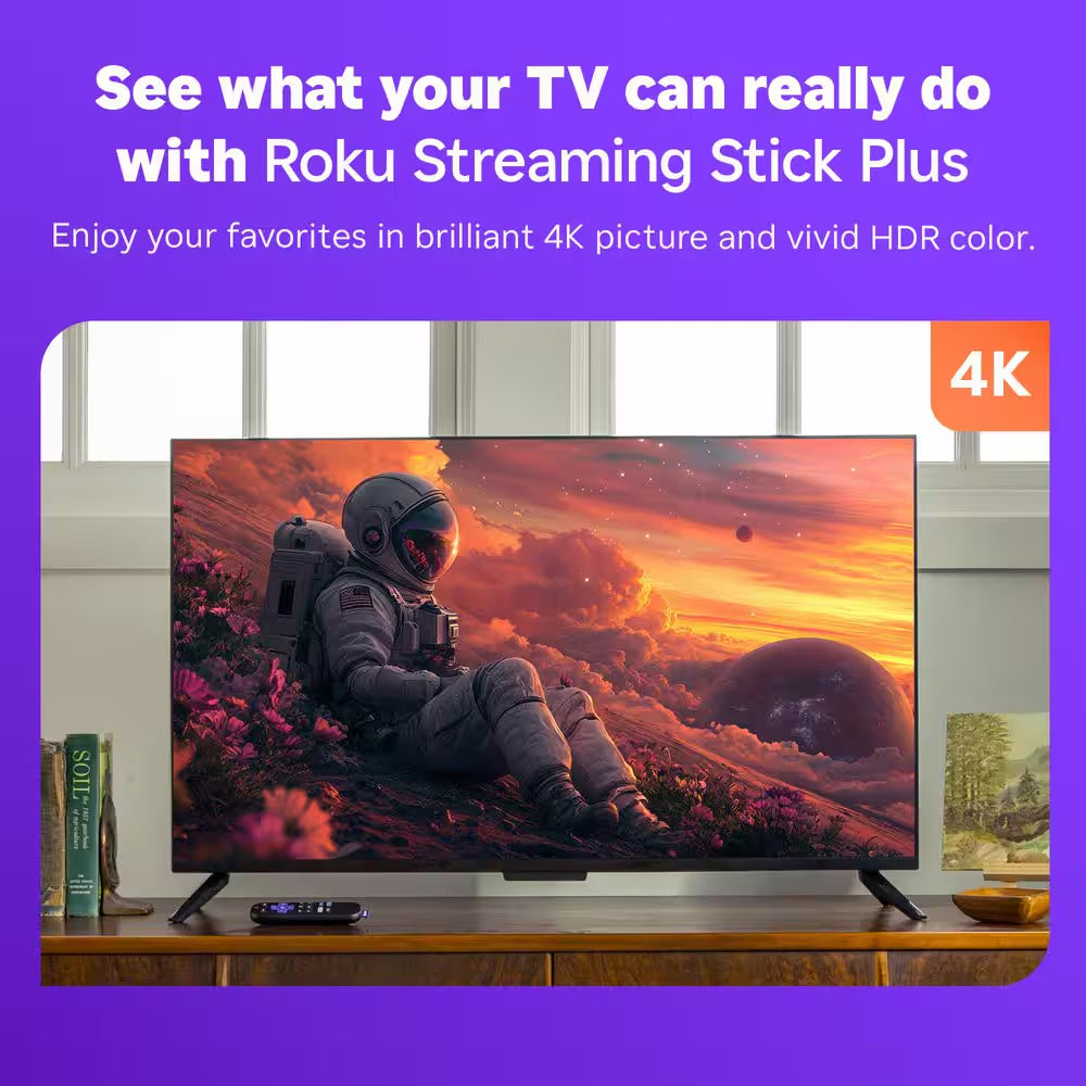 Streaming Stick plus 2025-4K and HDR  Streaming Device for TV with Voice Remote