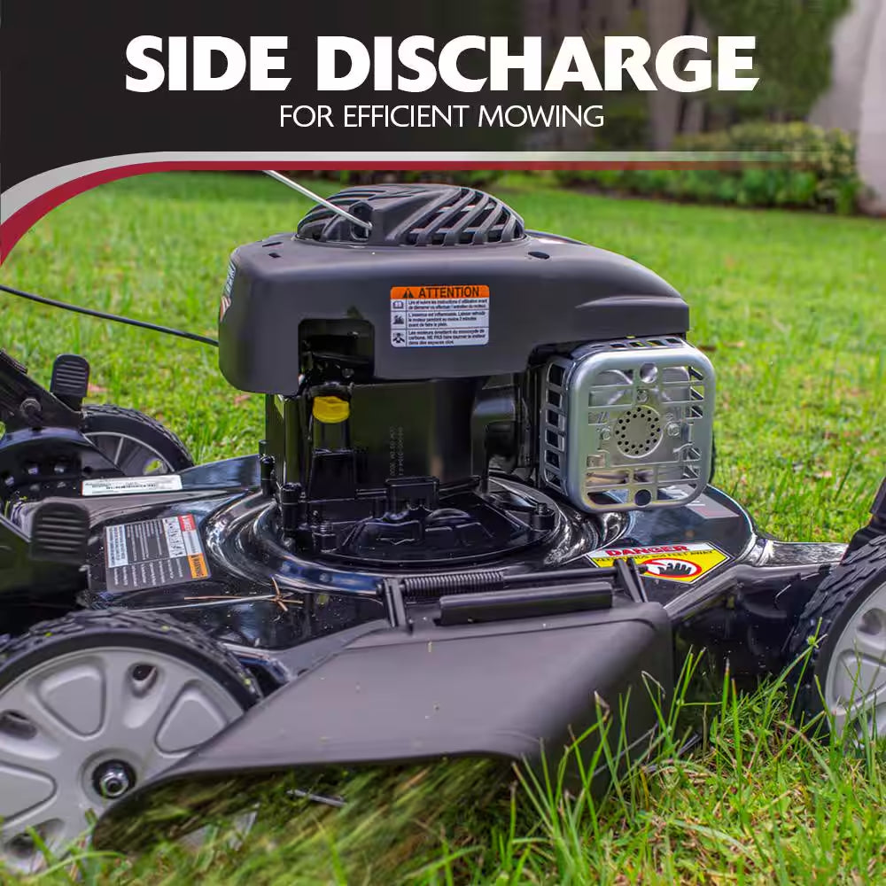 20 In. 125 Cc Briggs & Stratton Walk behind Gas Push Lawn Mower with 4 Wheel Height Adjustment and Prime 'N Pull Start