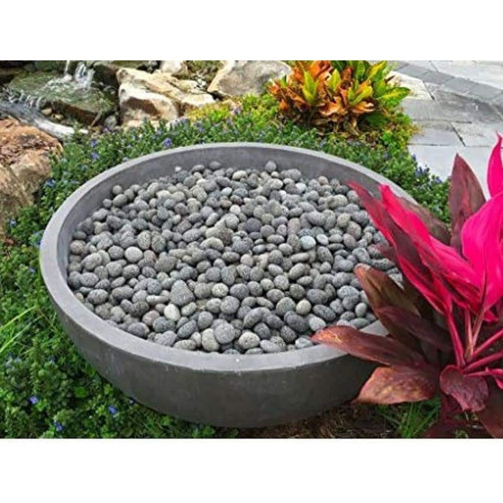 20 Lb. Black Lava Pebbles