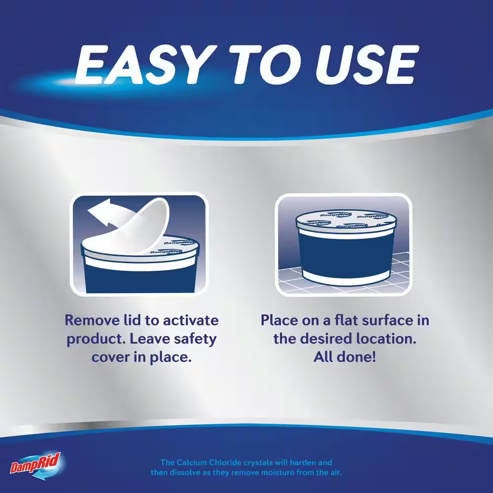 2 Lb. 15.5 Oz. Hi-Capacity Moisture Absorber Bucket, Fragrance Free