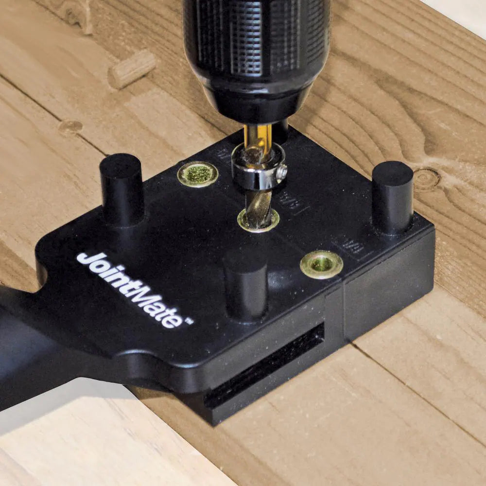 Joint Mate Self Centering Dowel Jig Corner, Edge and Surface Joints 1/4 In. 5/16 In. 3/8 In. Hardened Steel Bushings