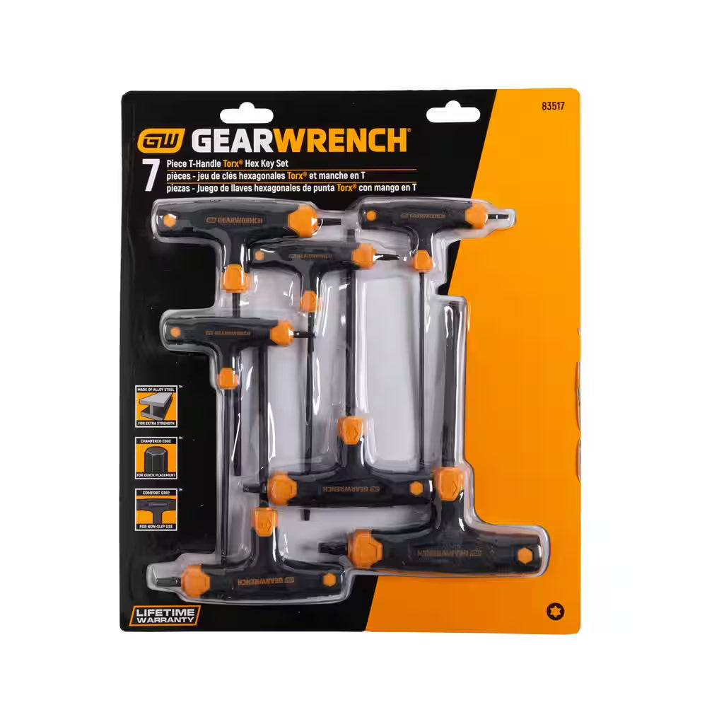 Torx T-Handle Key Set (7-Piece)