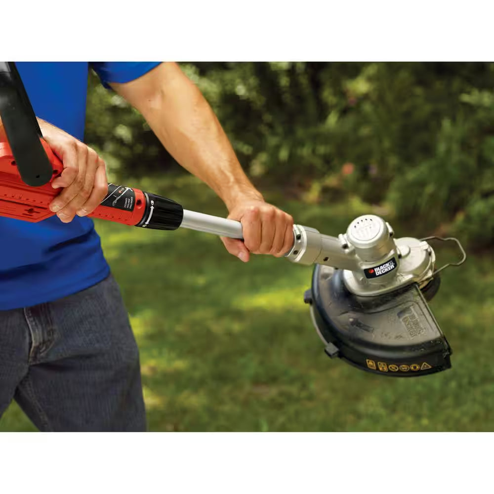 20V MAX Cordless Battery Powered 2-In-1 String Trimmer & Lawn Edger Kit with (1) 2Ah Battery & Charger