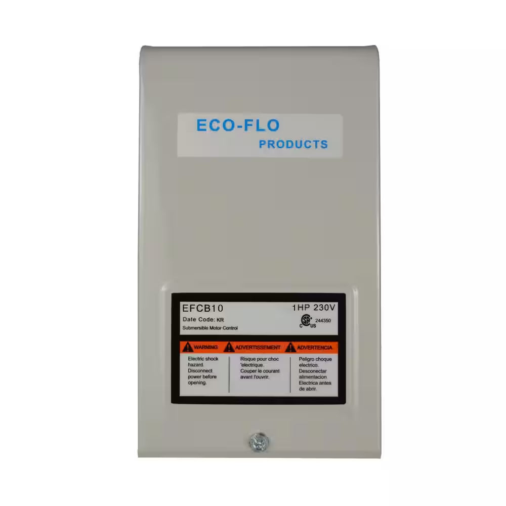1 HP Control Box for 4 In. Well Pump