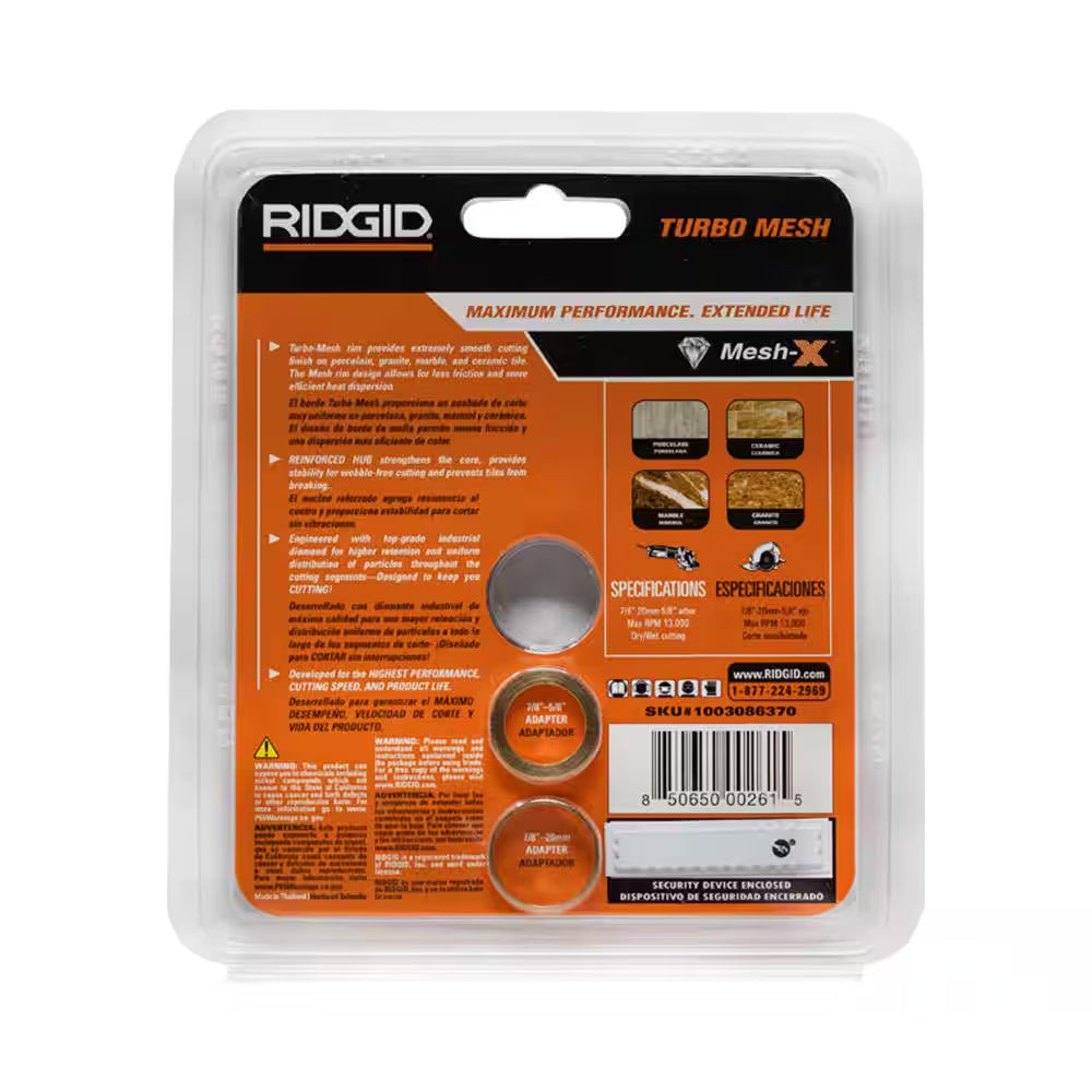 4.5 In. Continuous Rim Blade with Mesh Rim