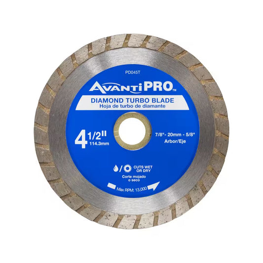 4-1/2 In. Turbo Diamond Blade