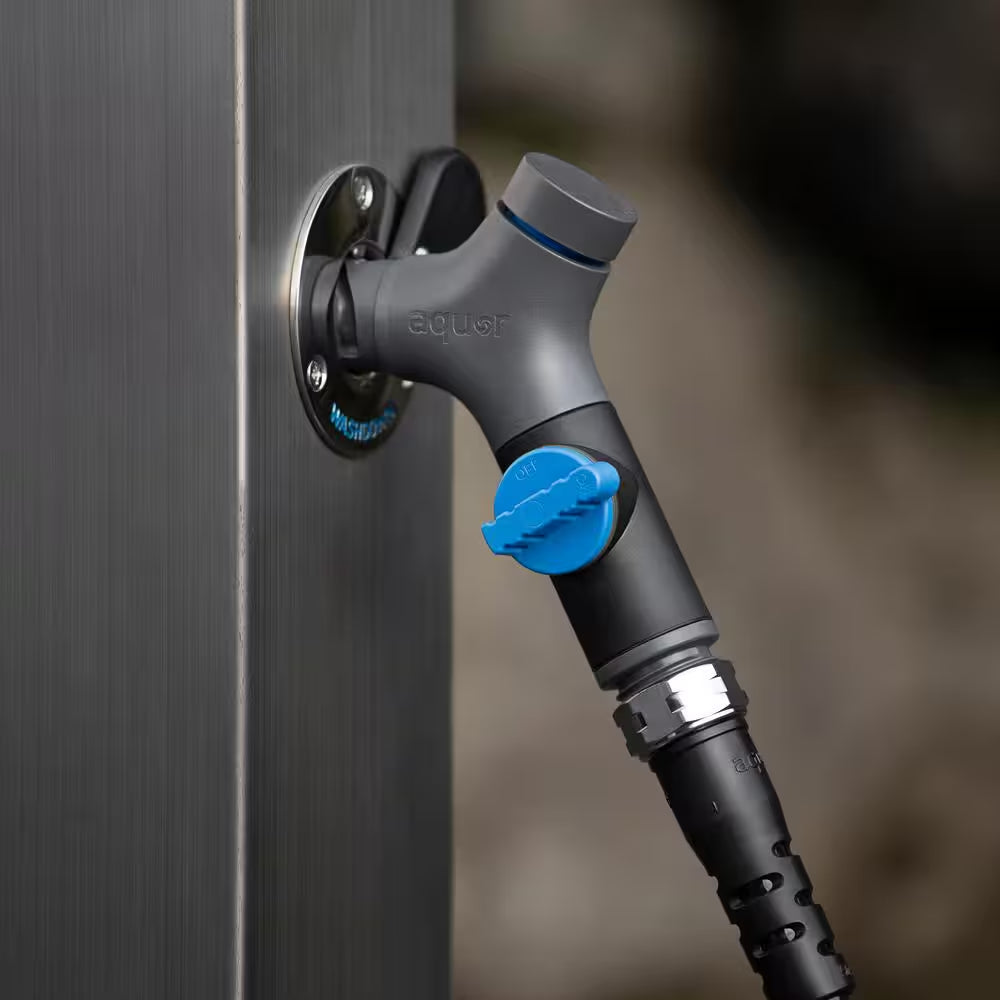 3/4 In. GHT Comfort Grip VB Hose Connector with Flow Control for V1 and Wall Faucet