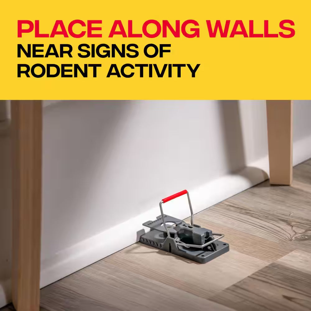 Outdoor and Indoor No-Touch Power Kill Instant-Kill Rat Trap (12-Pack)