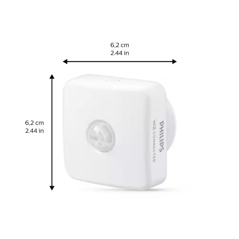 60-Watt Equivalent A19 LED Smart Wi-Fi Color Changing Smart Light Bulb Powered by Wiz & Motion Sensor (1-Pack)