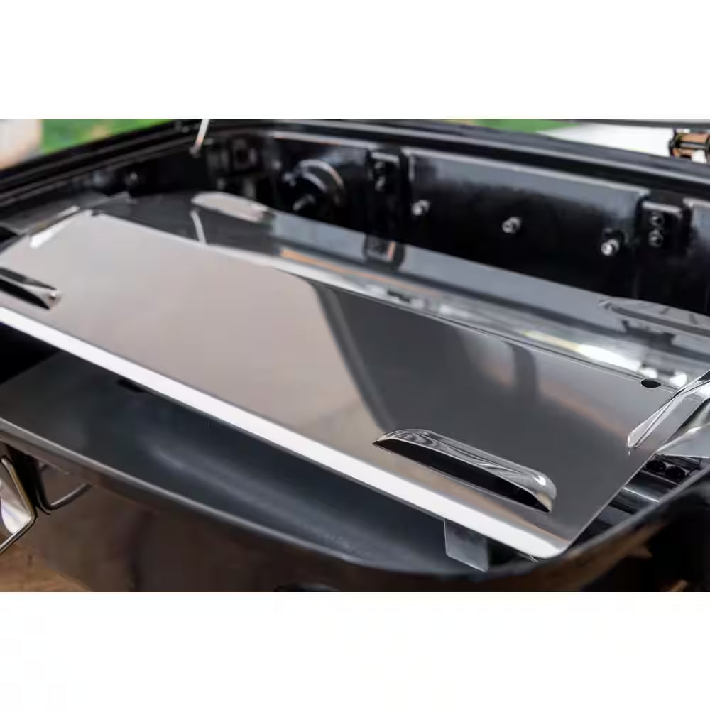 1-Burner Portable Propane Gas Table Top Grill in Black