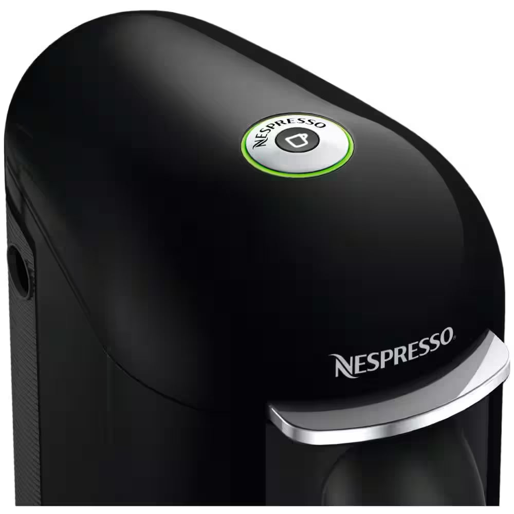 Nespresso Vertuoplus Deluxe 1 Cup Coffee and Espresso Machine in Piano Black