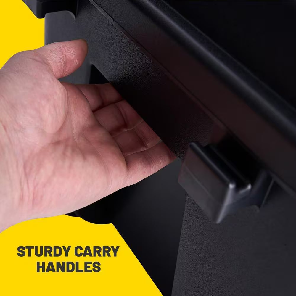 17-Gal. Storage Box in Black