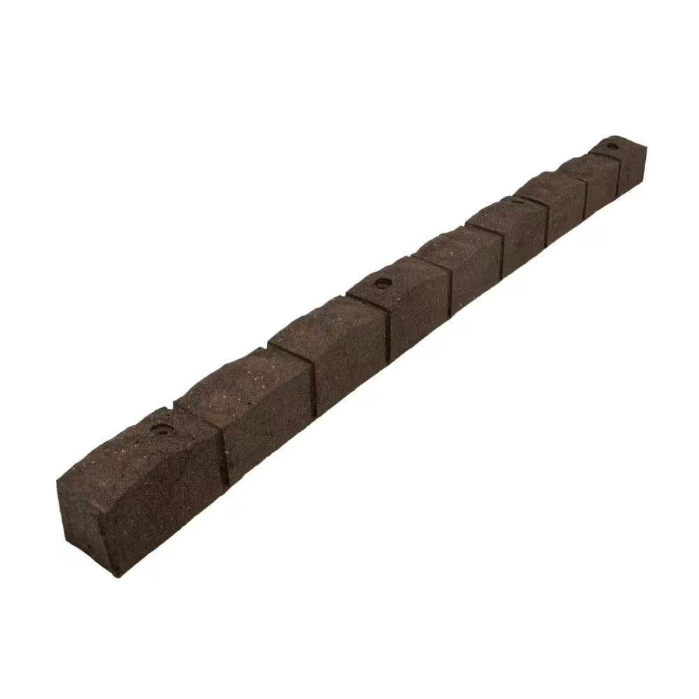 Roman Stone 4 Ft. Earth Rubber Garden Edging