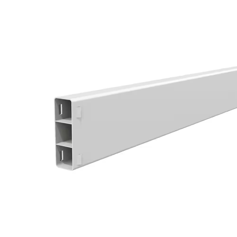 1-1/2 In. X 5-1/2 In. X 8 Ft. Vinyl Ranch Fence Rail