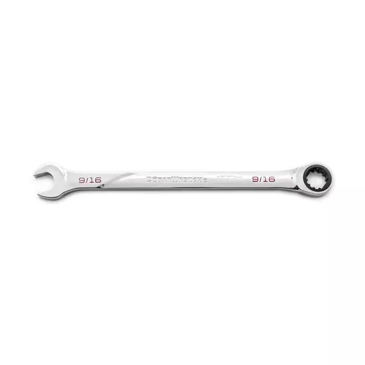 9/16 In. SAE 120XP Universal Spline XL Combination Ratcheting Wrench