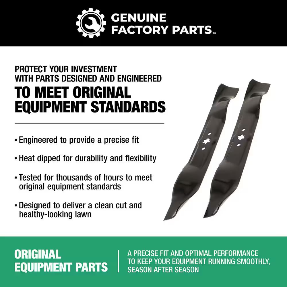 Original Equipment Xtreme 3-In-1 Blade Set for Select 54 In. Mowers with S-Shape Center, OE# 742P05086-X, 742-05086-X