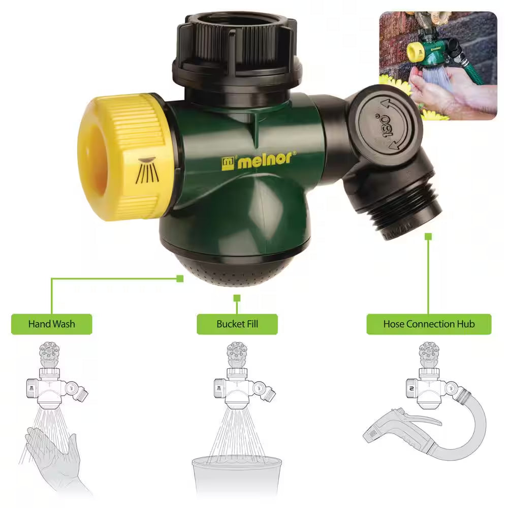 Hand Wash, Bucket Fill, Hose Connection Hub