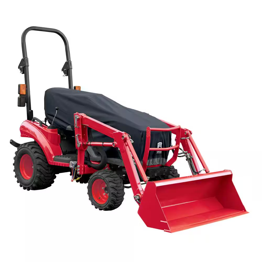 Stormpro 76.3 In. L X 23.8 In. W X 21.8 In. H Heavy-Duty Rainproof Compact Utility Tractor Cover