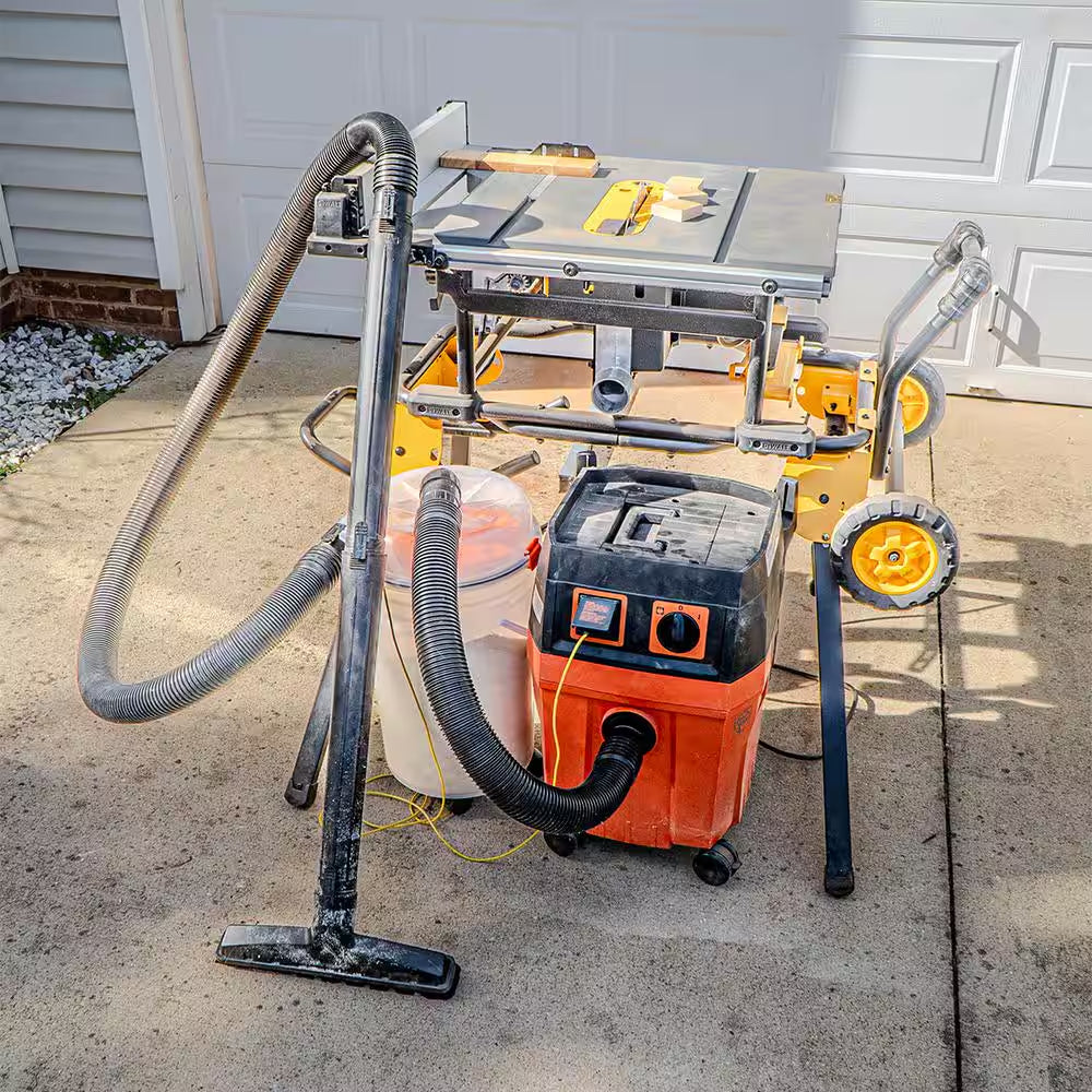 PRO High Efficiency Cyclonic Dust Separator, 12 In. Dia with 2.5 In. Hose, 36 In. L with 2 High-Flow Sweep Elbows