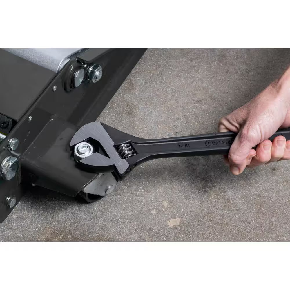 10 In. Black Oxide Adjustable Wrench