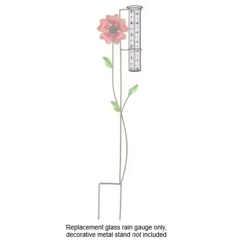 5-Inch Capacity Rain Gauge Replacement Glass Tube